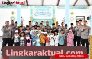Polres Nias Gelar Bakti Sosial Dalam Rangka Memperingati Tahun Baru Islam 1447 H/2025 M
