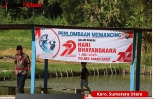 Polres Tanah Karo Gelar Lomba Mancing Internal, Sambut Hari Bhayangkara Pe 79