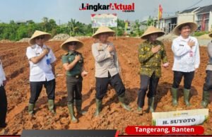 Camat Rajeg Hadiri Tanam Jagung Hibrida Oleh PT Asri Yulian Pratama