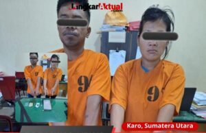 Diduga Miliki Sabu dan Ganja, Dua Orang Ditangkap Satresnarkoba Polres Tanah Karo di Kabanjahe