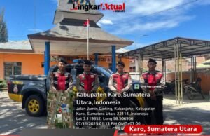 Personel Satsamapta Polres Tanah Karo Gencarkan Patroli Dialogis dan Pengaturan Lalin di Kabanjahe