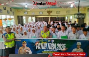 Sosialisasi Operasi Patuh Toba 2025, Satlantas Polres Tanah Karo Edukasi Siswa MAN Kabanjahe Tertib Berlalu Lintas