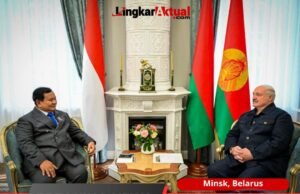 Presiden Prabowo Subianto dalam Perjalanan Kembali Ke Tanah Air Usai Kunjungan di Prancis, Singgah Sejenak di Republik Belarus