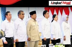 Wapres Gibran Rakabuming Mendampingi Presiden RI Prabowo Subianto di Acara Peresmian Peluncuran Logo dan Tema Hari Ulang Tahun (HUT) Ke-80 Kemerdekaan Republik Indonesia