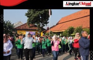 Ketua TP PKK Kota Bekasi Hadiri Senam Ceria Bersama Siswa SD Di Kota Bekasi, Semarakkan Hari Anak Nasional