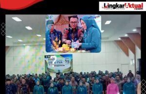 Ketua TP-PKK Kota Sungai Penuh, Ny. Sri Kartini Alfin, S.Kep.Ns. Menghadiri Puncak Peringatan Hari Kesatuan Gerak (HKG) PKK Ke-53 dan HUT Dewan Kerajinan Nasional Daerah (Dekranasda)