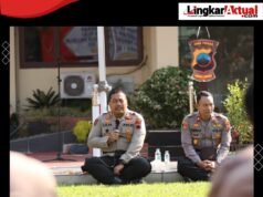 Resmi Jabat Kapolres, AKBP Lilik Ardhiansyah Gelar Apel Perdana di Brebes