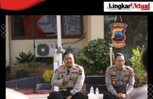 Resmi Jabat Kapolres, AKBP Lilik Ardhiansyah Gelar Apel Perdana di Brebes