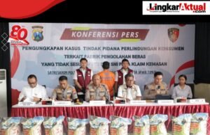 Polri Sita Beras Oplosan Sebanyak 12,5 Ton di Sidoarjo Jawa Timur