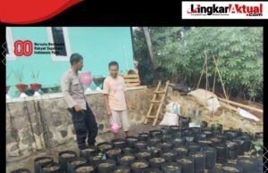 Dukung Ketahanan Pangan, Bhabinkamtibmas Polres Purwakarta Silaturahmi Ke Petani