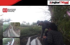 Proyek Rehabilitasi Saluran Air di Desa Sumberreja Kecamatan Pebayuran, dari Anggaran APBN-APBD Diduga Pengerjaan Asal-asalan dan Tanpa Papan Nama Proyek