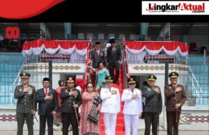 Upacara Detik Detik Proklamasi HUT RI ke-80 Berlangsung Khidmat di Lapangan Samura Kabanjahe, Kapolres Tanah Karo Ajak Masyarakat Maknai Kemerdekaan dengan Persatuan