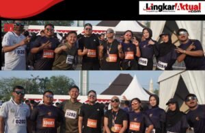 Kejari Karawang Ikut Lari Bersama Firkopimda di Arah Running Festival