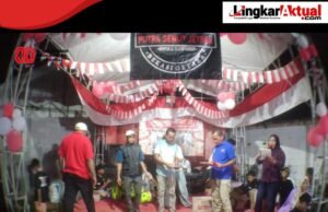 Warga Desa Sukarangin Kec.Sukawangi Gelar Acara Festival dengan Tema “Panggung Gembira