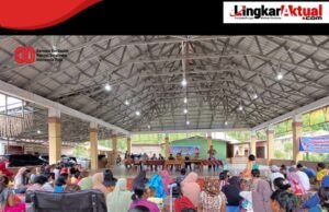 Polsek Tigabinanga Hadiri Sosialisasi Rembuk Stunting dan Perlindungan Perempuan dan Anak di Desa Limang