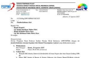 10.000 Buruh Siap Guncang Jakarta: FSPMI Tegakkan Panji Perlawanan di 28 Agustus