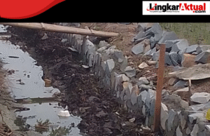 Terkuak, Proyek Irigasi Amburadul P3A Kalen Drowak Diduga Dikerjakan Asal Bangun