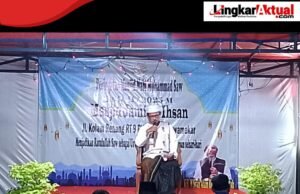 Peringatan Maulid Nabi Muhamad SAW 1447 H / 2025 Masehi di Masjid Jami Al-ihsan di Hadiri Kh. M Syah Alam Ridwan Al-Fattah