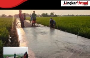 Peningkatan Aksebilitas Melalui Pengecoran Jalan Lingkungan di Kampung Pulo Panjang Desa Sukamakmur