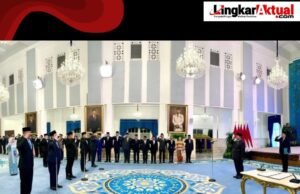 Presiden Prabowo Lantik Dua Menteri dan Tiga Wakil Menteri Kabinet Merah Putih