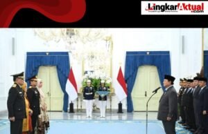 Presiden Prabowo Subianto Menganugerahkan Pangkat Istimewa kepada masing-masing satu Purnawirawan Tentara Nasional Indonesia (TNI)