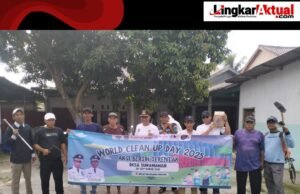 Peringatan World Clean Up Day Desa Sukamanah Kecamatan Rajeg Kab. Tangerang