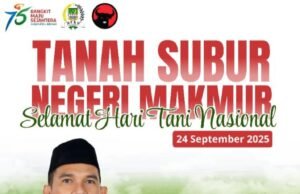Peringatan Hari Tani Nasional, Napsin Giridawangsa Ajak Petani Wujudkan “Tanah Subur, Negeri Makmur