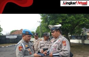 Cegah Pelanggaran, Polsek Purwakarta Kota Gelar Gaktibplin
