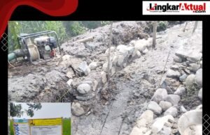 Proyek P3A Kampung Selang Desa Bantarsari Kecamatan Pebayuran Dengan Anggaran 195 Juta di Kerjakan Asal-Asalan