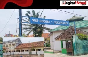 Proyek Pembangunan Revitalisasi Sekolah SMPN 1 Sukawangi, Diduga Tidak Sesuai Spek Kualitas Bangunan