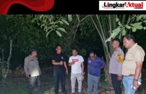 Polsek Mardingding Bersama Perangkat Desa dan Tokoh Masyarakat Tindak Lanjuti Informasi Dugaan Barak Narkoba