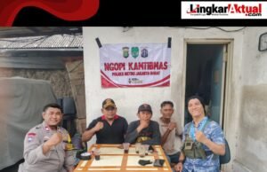 Polres Jakarta Barat Sambangi Ormas Ppbni Ranting Kamal, merawat sinergitas Antar Ormas Dalam Ngopi Kamtibmas