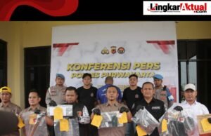 Polres Purwakarta Ungkap Kasus Pembunuhan Karyawati Minimarket.