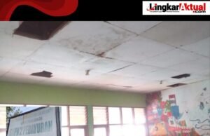 SMP Negeri 2 Pebayuran Menghadapi Krisis Infrastruktur, Plafon Ruang Kelas Rusak dan Mengancam Keselamatan Siswa-Siswi