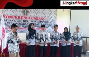 Konferensi Cabang Persatuan Guru Republik Indonesia Cabang Karang Bahagia Masa Bakti XXIII 2025 – 3030. “Guru Bermutu Indonesia Maju, Guru Hebat Indonesia Kuat”.