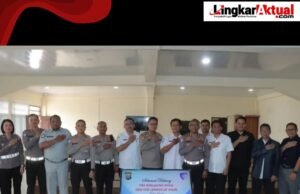 Polres Tanah Karo Terima Tim Korlantas Polri dan Stik Lemdiklat Polri Untuk Penelitian dan Survey Kamseltibcarlantas