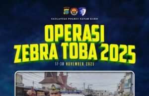 Satlantas Polres Tanah Karo Siap Laksanakan Operasi Zebra Toba 2025