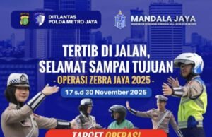 Direktorat Lalu Lintas Polda Metro Jaya Rssmi Menggelar Oprasi Zebra Jaya 2025 dengan Tema “Tertib di Jalan, Selamat Sampai Tujuan”