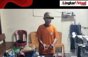 Aron di Berastagi Ditangkap Setelah Buron dan Pulang ke Kampung Halaman