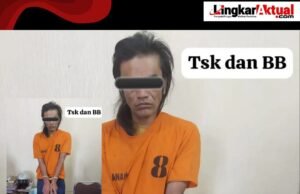 Polres Tanah Karo Ringkus Seorang Pria Diduga Simpang Sabu di Rumahnya
