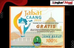 Sebanyak 110 Keluarga Pra Sejahtera Warga Desa Karang Satu Menerima Bantuan Program Jabar Caang