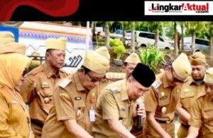 Bupati Moh. Saleh Asnawi Launching Absensi Elektronik di Lingkungan Pemda Tanggamus