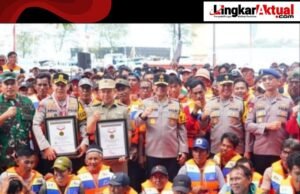 Kapolda Metro Jaya Pimpin Apel Besar 1.000 Nelayan Kamtibmas di pulau Pramuka Cetak Rekor MURI