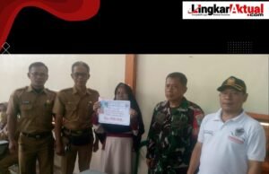 Penyaluran Bantuan Untuk 55 KPM – BLT, DD TAHUN 2025 di Aula Kantor Desa Tepat Sasaran