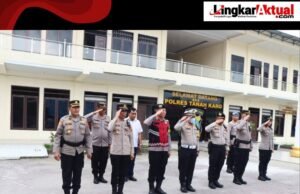 Polres Tanah Karo Gelar Show of Force, Tunjukkan Kesiapan Pengamanan Ibadah Malam Natal