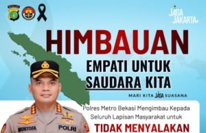 Himbauan Empati di Penghujung Tahun: Polres Metro Bekasi Ajak Masyarakat Rayakan Tahun Baru dengan Kesadaran dan Kemanusiaan