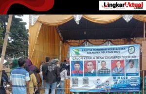Pilkades Serentak Secara Digital Pertama Kali Dimulai di Kabupaten Karawang Digelar