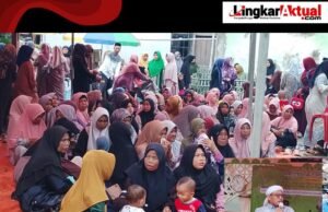 Acara Isra Mi’raj di Majlis Ta’lim Nurul Huda Berlangsung Meriah Meskipun Diguyur Hujan Deras