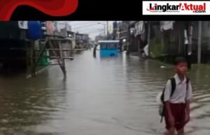 Banjir Kembali Melanda Perumahan Villa Kencana Cikarang, Sejumlah Rumah dan Jalan Terendam