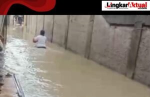 Akibat di Guyur Hujan Seharian, Sejumlah Titik di Wilayah Kp. Babelan Khususnya RT. 0022/003 Desa Babelan Kota, Terendam Banjir